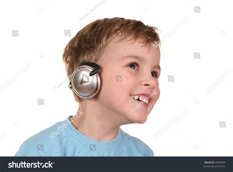 Happy Boy Headphones Stock Photo 2595363 Shutterstock