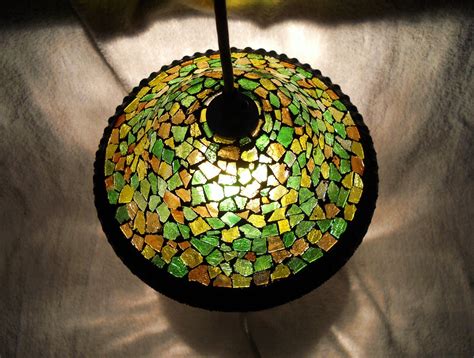 Mosaic Glass Pendant Light Hanging Lamp Lighting Stained Glass