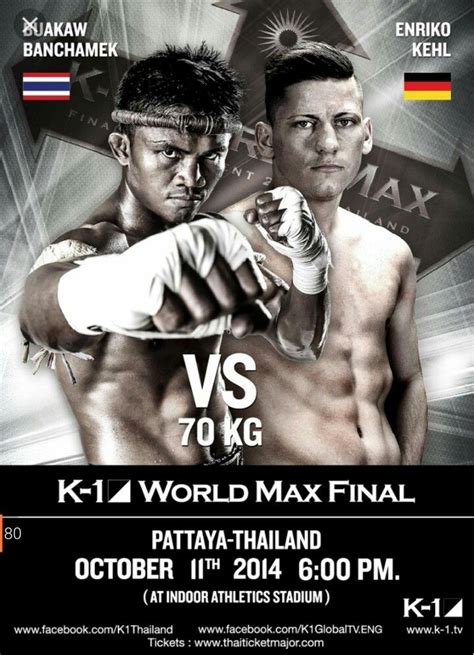 K1 Kickboxing K1 Kickboxing Buakaw Banchamek Kehl Pattaya Thailand