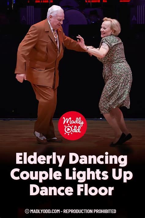Elderly Dancing Couple Lights Up Dance Floor Couples Dance Lessons