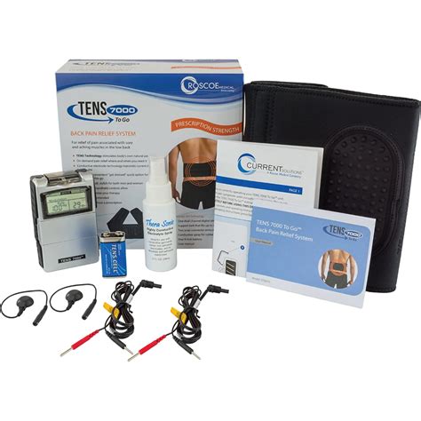 Tens 7000 To Go 2nd Edition Back Pain Relief System With Conductive Ba