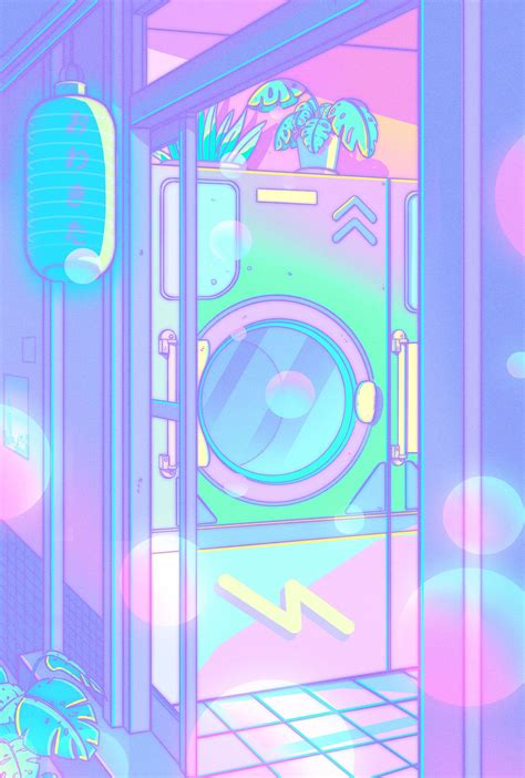 Blue Anime Aesthetic Wallpaper Neon Anime Wallpaper Hd