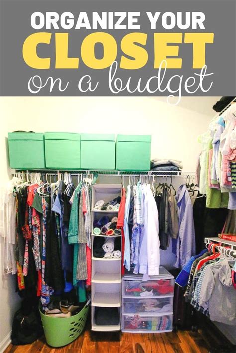 If not a fan of particle board, then you will see some that offer if you have the skills to diy your own closet system, then go for it! Budget Closet Organization Tips | Closet organization, Organization hacks, Cheap closet