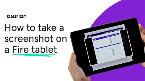 How To Take A Screenshot On A Fire Tablet Asurion Youtube