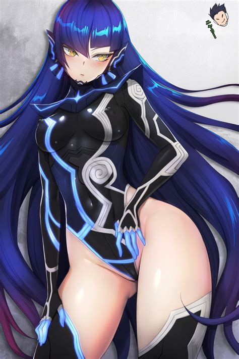 Rule 34 1girls 2021 Adapted Costume Atlus Blue Hair Blush Blushing Bodysuit Breasts Exposed