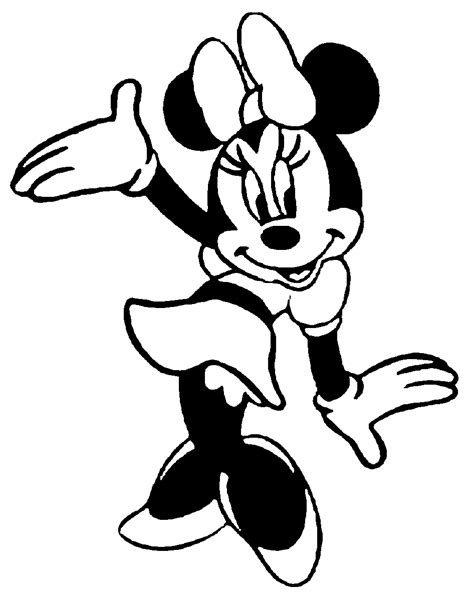 Disney Characters Black And White Clip Art Library