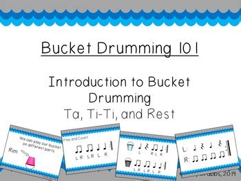 Which one is your favorite? Bucket Drumming 101 by Treble in Music | Teachers Pay Teachers
