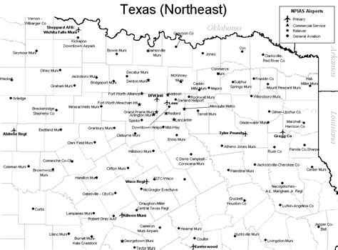 Northeast Texas Airport Map Northeast Texas Airports