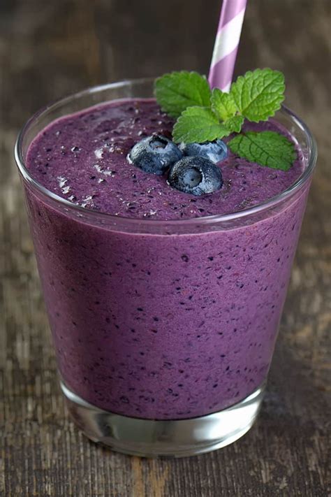 Keto Blueberry Smoothie Just 3 Ingredients The Big Mans World