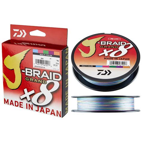 Tresse J Braid Grand X Multicolore M Daiwa Pecheur Online