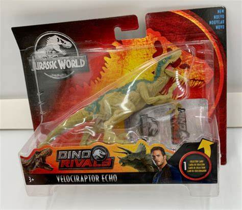 Jurassic World Dino Rivals Attack Pack Velociraptor Echo Mattel New In
