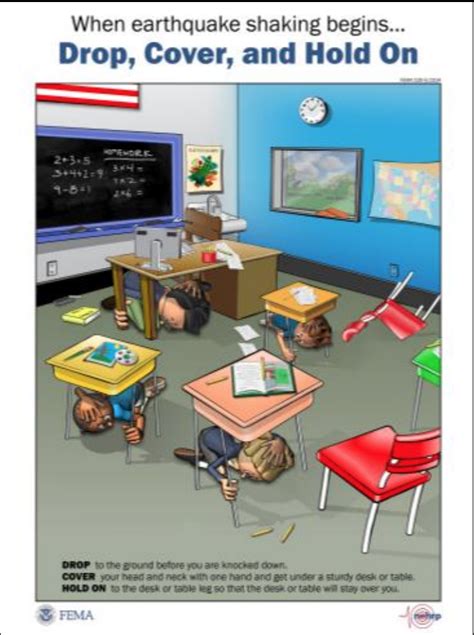 Earthquake Drill In School