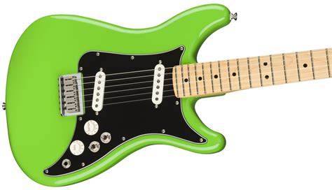 Fender Player Lead Ii Stratocaster Neon Green With Maple Neck Electric Guitar Rockshop