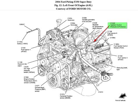 2006 Ford 60 Diesel Icp Sensor Location
