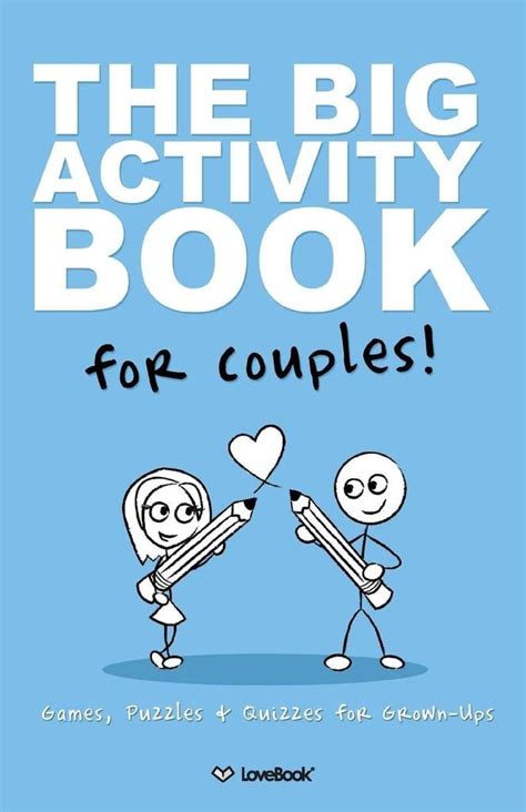 The Big Activity Book For Couples Couples Book Book Activities Couple Activities