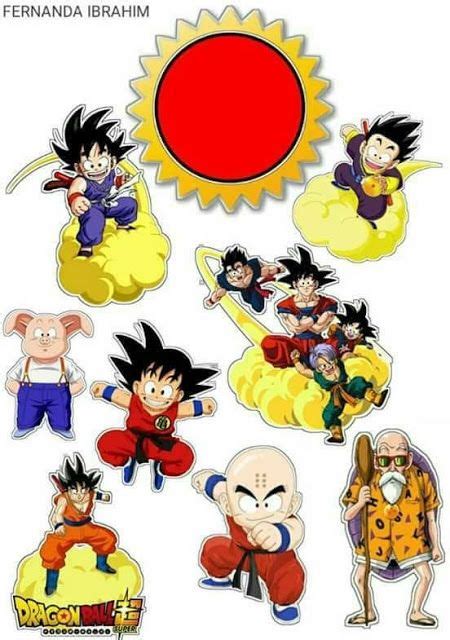 Check spelling or type a new query. Dragon Ball Z: Free Printable Cake and Cupcake Toppers. | Dragon ball, Dragon ball z, Dragon ...