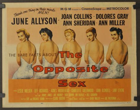 The Opposite Sex 1956 Original 22x28 Movie Poster June Allyson Joan Collins Ebay