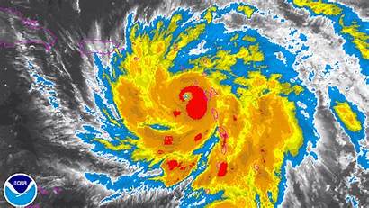 Hurricane Eye Maria Path Pinhole Its Disaster