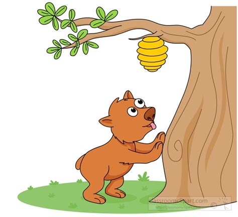 Beehive On A Tree Clipart Clipartix
