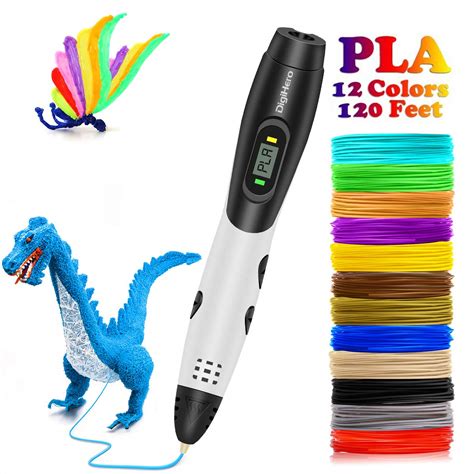 3d Pentreasuremax 3d Printing Pens Set For Kids With Lcd Display