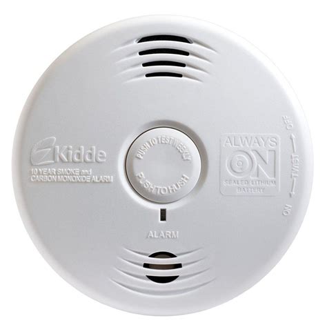 Smoke detector and carbon monoxide detector that speaks up in a friendly voice to give you an early warning when there's smoke or co in your home. Kidde Worry Free 10-Year Sealed Battery Smoke and Carbon ...
