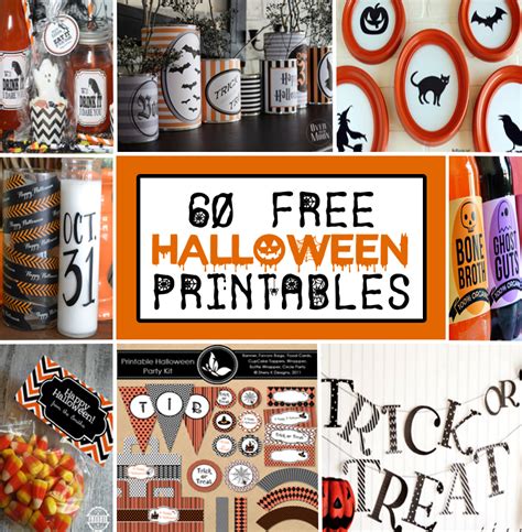 60 Free Printable Halloween Decorations Prudent Penny