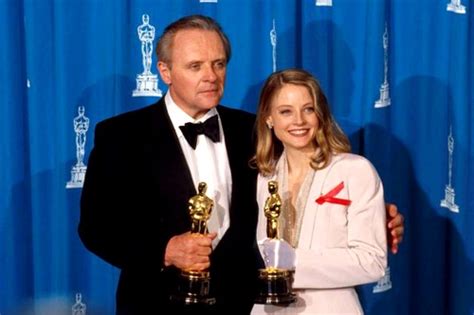 Sir Anthony Hopkins And Jodie Foster With Their Oscars For Silence Of