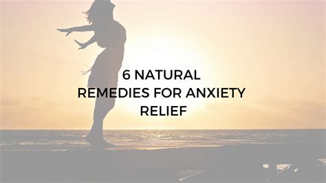 6 Natural Remedies For Anxiety Relief Argentina Rosado Yoga