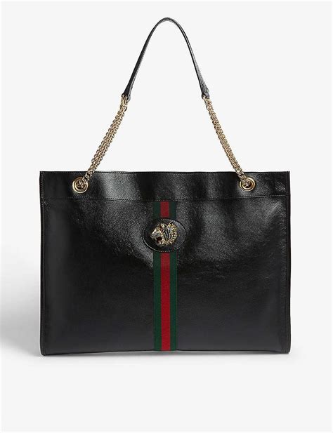 Gucci Rajah Shoulder Bag In Black Lyst