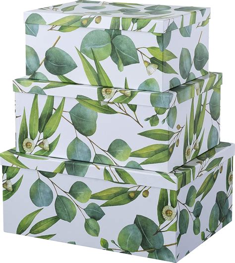 Buy Soul And Lane Decorative Storage Cardboard Boxes With Lids Sprigs