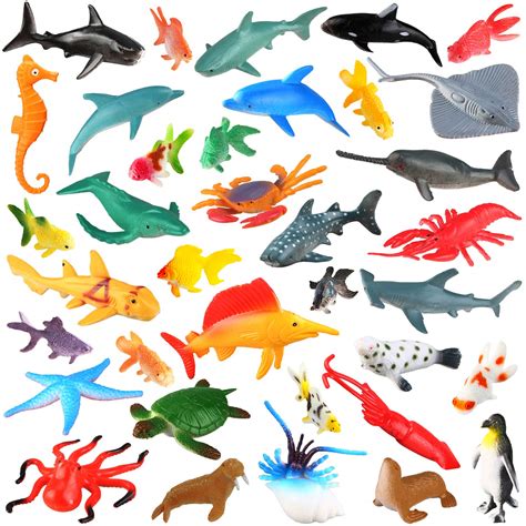 Buy 36 Pack Ocean Sea Animals Bath Toys For Party Favor Supplies 2
