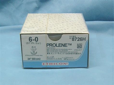 Ethicon 8726h Prolene Suture 6 0 30 C 1 Taperpoint Needle Double