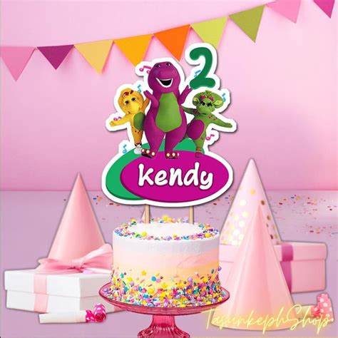 Barney Birthday Cake Barney Cake Barney Party 2nd Birthday Parties