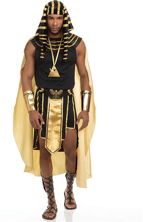 boo egyptian pharaoh ancient king tut style men s fancy dress costume for adult m
