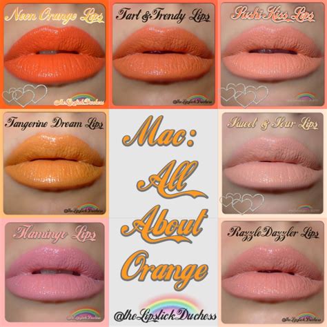 The Lipstick Duchess Mac All About Orange