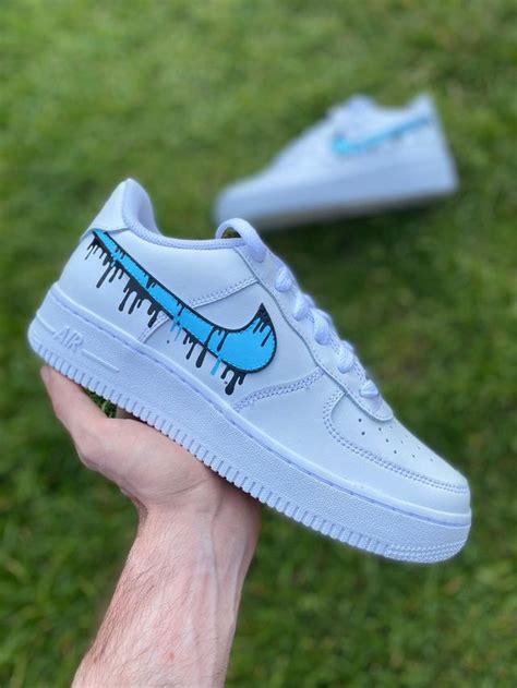 Check out our custom air force 1 drip selection for the very best in unique or custom, handmade pieces from our shoes shops. Air Force 1 Double Drip | THE CUSTOM MOVEMENT in 2020 ...