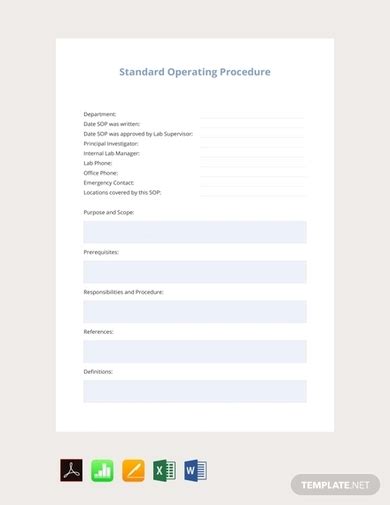 10 Procedure Documentation Templates And Examples Ms Word Editable