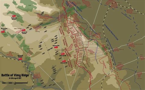 Vimy Ridge Battlefield Map Cbc News In Depth Vimy Ridge Remembered