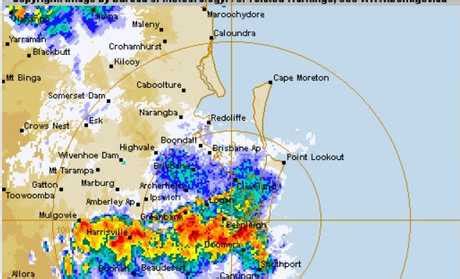 The radar is located on an isolated hill about 150m above mean sea level, just east of beenleigh. LIGHTS SHOW: Severe storm threat eases | Queensland Times