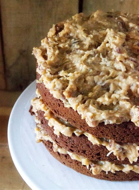 This decadent raw german chocolate cake is perfect for a crowd! How To Make A German Chocolate Cake • CakeJournal.com