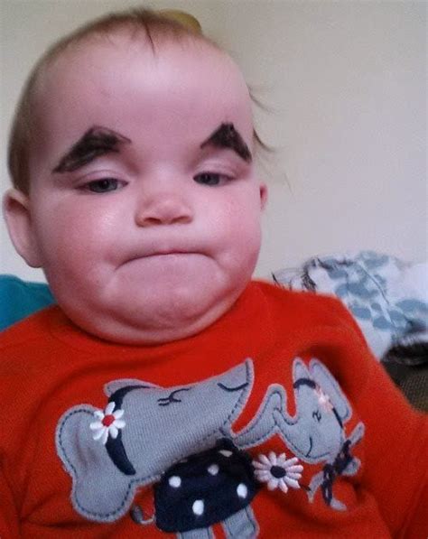 Most Hilarious Baby Eyebrows Gone Horribly Wrong Dashingamrit