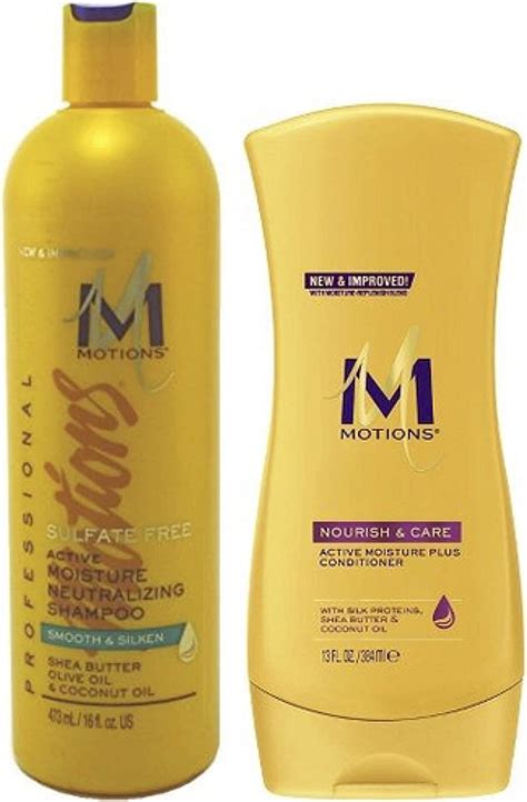 Motions Active Moisture Neutralizing Shampoo 16oz And Moisture Plus