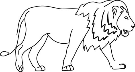 Lion Clipart Outline