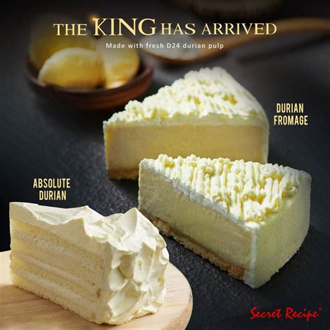 Official channel for secret recipe malaysia. Secret Recipe Launches 2 Brand New D24 Durian Cakes - Hype ...