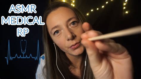 Asmr Medical Roleplay Cranial Nerve Exam Follow The Light Scalp Exam Deutschgerman