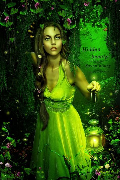 Hidden Beauty By Seventhfairy Hidden Beauty Beauty Fantasy Art Women