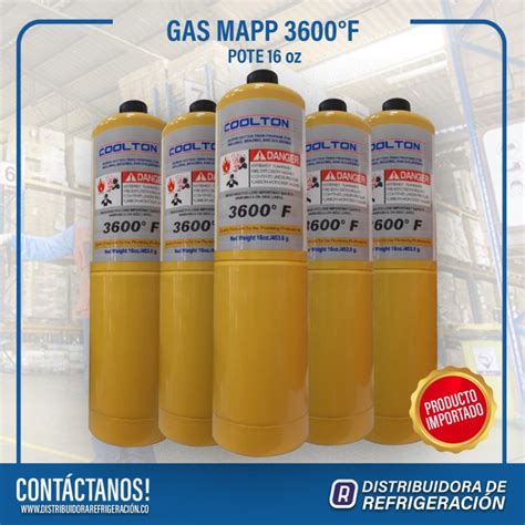 Gas Mapp X 16oz 4536gr Coolton Distribuidora De Refrigeración