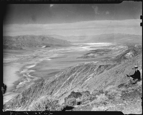 Panorama Across Death Valley From Dantes View Inyo County 1935