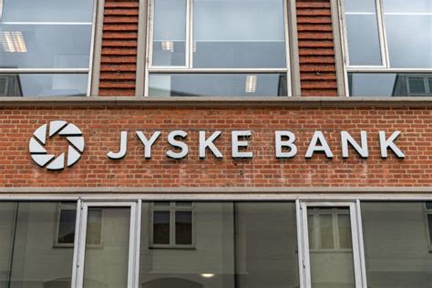 Logo Of Jyske Bank In Aarhus Aarhus 18 08 2021 Editorial Photography
