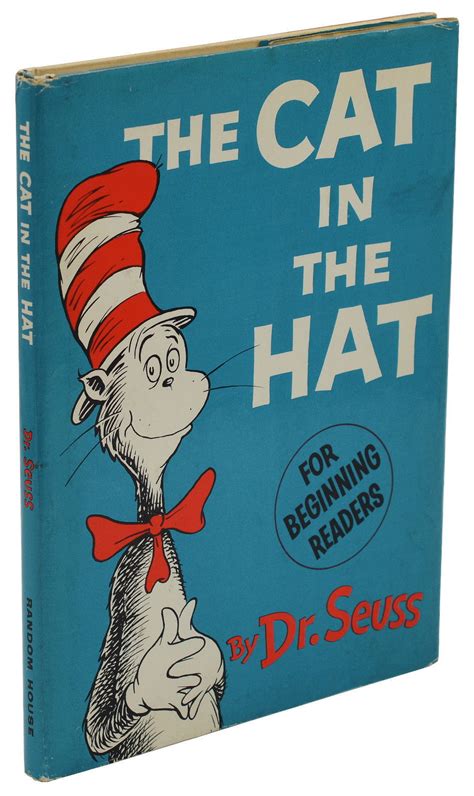 The Cat In The Hat By Dr Seuss Hardcover First Edition 1957